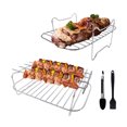 thumbnail image 1 of SMihono Kitchen Organizers and Storage Airer Fryer Rack Double Pot Accessories Oven Grill Steam Rack Airer Fryer Double Pot Kitchen Gadgets Must Have 2023, 1 of 6