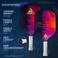 thumbnail image 2 of JOOLA Ben Johns Hyperion CAS 13.5mm Pickleball Paddle, Carbon Surface, Red, 0.75 lb., 2 of 6