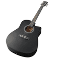 thumbnail image 2 of Tcbosik Acoustic Guitar - Beginner Starter Kit with Bag, Strap, Capo, String, Tuner and Wrench, Music Strings Instrument, Matte Black, 2 of 10