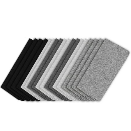 Mainstays 18-Pack Washcloth Bundle, Grey Multi