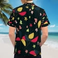 thumbnail image 6 of High Quality Hawaiian Shirts for Men Short Sleeve Aloha Beach Shirt Floral Summer Casual Button Down Shirts Blouses 4G8DSH, 6 of 7