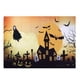 thumbnail image 1 of Halloween Cementerio de Halloween, Telones de fondo de Halloween Suministros de escena de Halloween aterradoras Decoraciones de pared de Halloween Calidad en la que puede confiar, 1 of 8