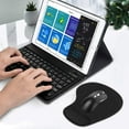 thumbnail image 3 of ZHANGHENG Office & Gaming Mouse Pad with Wrist Support Gel Cushion Rest Desk Mat for Desktop Computer, Laptop, MacBook, Notebook Magic Mouse Keyboard Home, Game Accessories GMP40 9.1 X 7.1 in- Black, 3 of 7