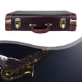 thumbnail image 6 of Trumpet Case Musical Instrument Accessory Gig Box with PU Leather Waterproof Material for Band Concert Travel Stage Use, 6 of 9
