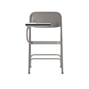 Flash Furniture Rutherford Steel Adult Folding Chairs with Right Handed Tablet Arm, Set of 2, Gray