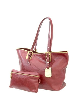 Roseau leather tote Longchamp Burgundy in Leather - 35657880