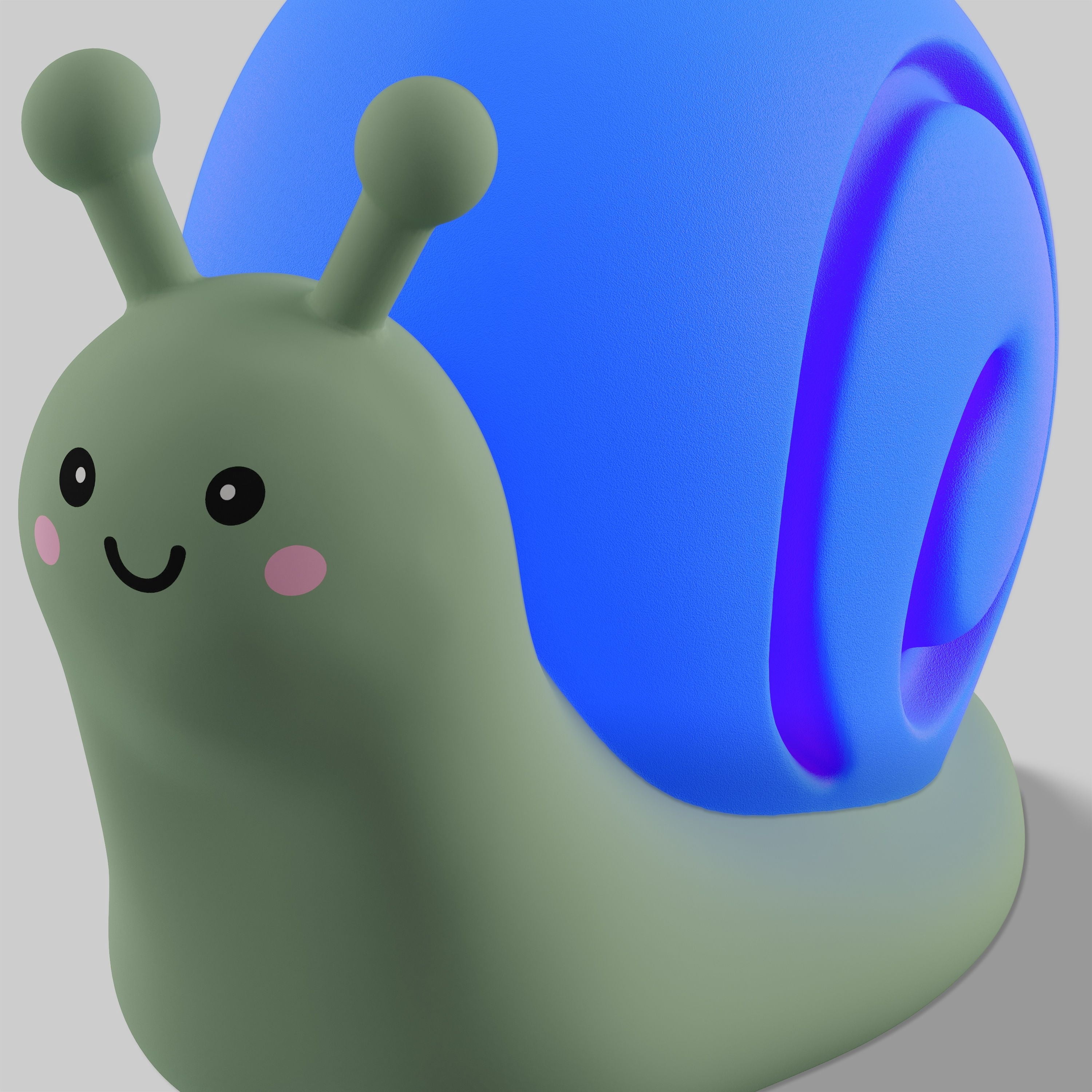 Mainstays Kids Squishy Snail LED Rechargeable Lamp