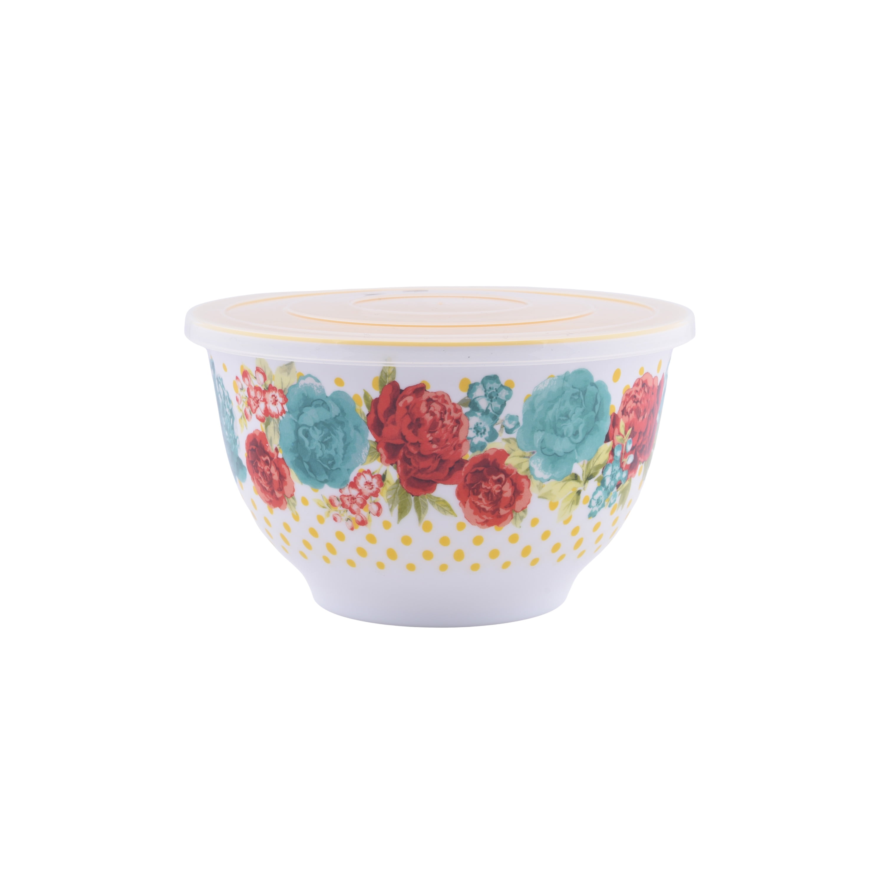 The Pioneer Woman Melamine Mixing Bowl Set, 10-Piece Set, Petal Party