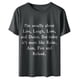 thumbnail image 4 of Tops de verano Regalos para hombre y mujer Camiseta de verano con estampado de letras Blusa de manga corta Pompotops  hfajkhk133860, 4 of 8