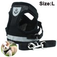 thumbnail image 1 of Dog Harness And Leash Set For Dogs, Soft Mesh Padded Harness For Puppies And Cats, Reflective Adjustable Breathable Chest Harness For Walking, Running _jiue, 1 of 5