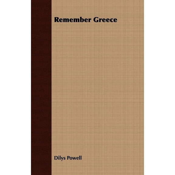 Remember Greece, (Paperback)