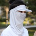 thumbnail image 2 of Tignapoo Cooling Summer Face Shield for Men and Women - Breathable Ice Silk Full-Face Mask with Hat Brim, Sun Protection for Biking and Outdoor Activities - Available in Multiple Colors, 2 of 6