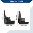 thumbnail image 3 of Unique Bargains Mud Flaps Splash Guards W/Mount Accessories for Citroen C6 2017-2019 Front Rear Mud Guards 1 Set, 3 of 6