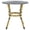 Navy/White, variant on Safavieh Sidford Outdoor Rattan Aluminium Polyethylene Bistro Table, White