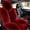 Burgundy, variant on Real Genuine Sheepskin Seat Covers for Cars SUV Trucks Van RV Front Seats, Soft Fur Warm Protector Cushions, Universal fit, Easy Install With Non-Slip Backing