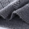 thumbnail image 5 of Men's Textured Knit Pullover Sweater Mock Neck Long Sleeve Casual Top, 5 of 8