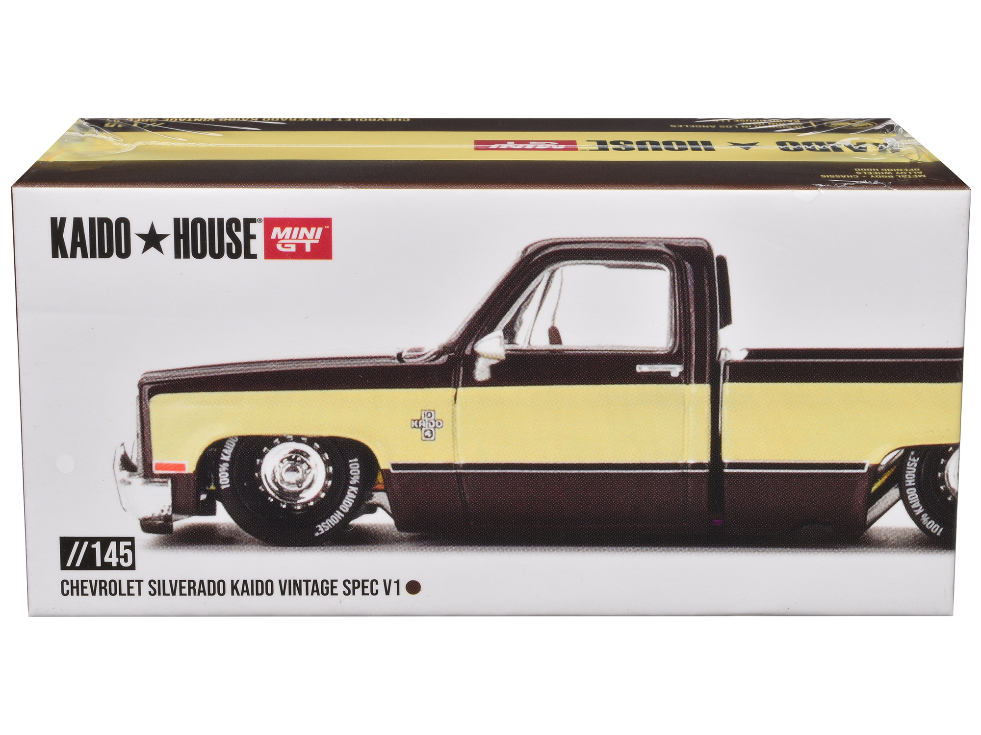 Kaido House x Mini GT Chevrolet Silverado Kaido Vintage Spec V1 - 1:64 scale (2024 Limited Edition)