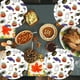 thumbnail image 4 of Decoraciones de Halloween, adornos de Halloween, decoraciones para fiestas de Halloween, estampados de Halloween con hermosos patrones, ideales para decoración de fiestas y catering, 16 cubiertos de p, 4 of 6