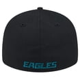 thumbnail image 4 of Men's New Era Black Philadelphia Eagles Omaha Low Profile 59FIFTY Fitted Hat, 4 of 6