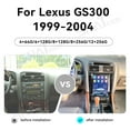 thumbnail image 3 of SNATEEN 12.1 inch Carplay Screen/Radio/Multimedia Player for Lexus GS300 1999-2004 Universal Car Navigation/GPS Upgrade Headunit Android Display 1080P Touch Screen Receiver Replace System, 3 of 15