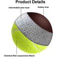 thumbnail image 3 of 4 Packs Tennis Training Ball With String Tennis Trainer Balls Self Practice Trainer Tool Tennis Ball Training Equipment For Tennis Trainer Practice Ex, 3 of 5