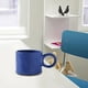 thumbnail image 5 of Taza nórdica Gran pendiente Taza arrugadora Superficie Azul Gloria Taza de café, 5 of 9