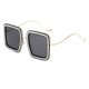 thumbnail image 2 of cuadradas , clásicas con montura grande, para exteriores, viajes , accesorios para pya , pta BLESIY Gafas de sol cuadradas, 2 of 8