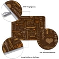 thumbnail image 3 of Coffee Dish Drying Mat - Countertop Mat, Quick Drying, 18"x24", Brown, 3 of 8