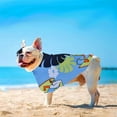 thumbnail image 5 of Chaleco con estampado de surf de verano de 2 piezas para perros, ropa para mascotas, estilo fino, ropa para perros pequeños de leche, cachorros de osito de peluche, Bichon, verano, 5 of 5