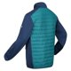 thumbnail image 4 of Regatta - Chaqueta Clumber III de Aislado para Hombre (Verde Pacífico, Azul Almirante), 4 of 6