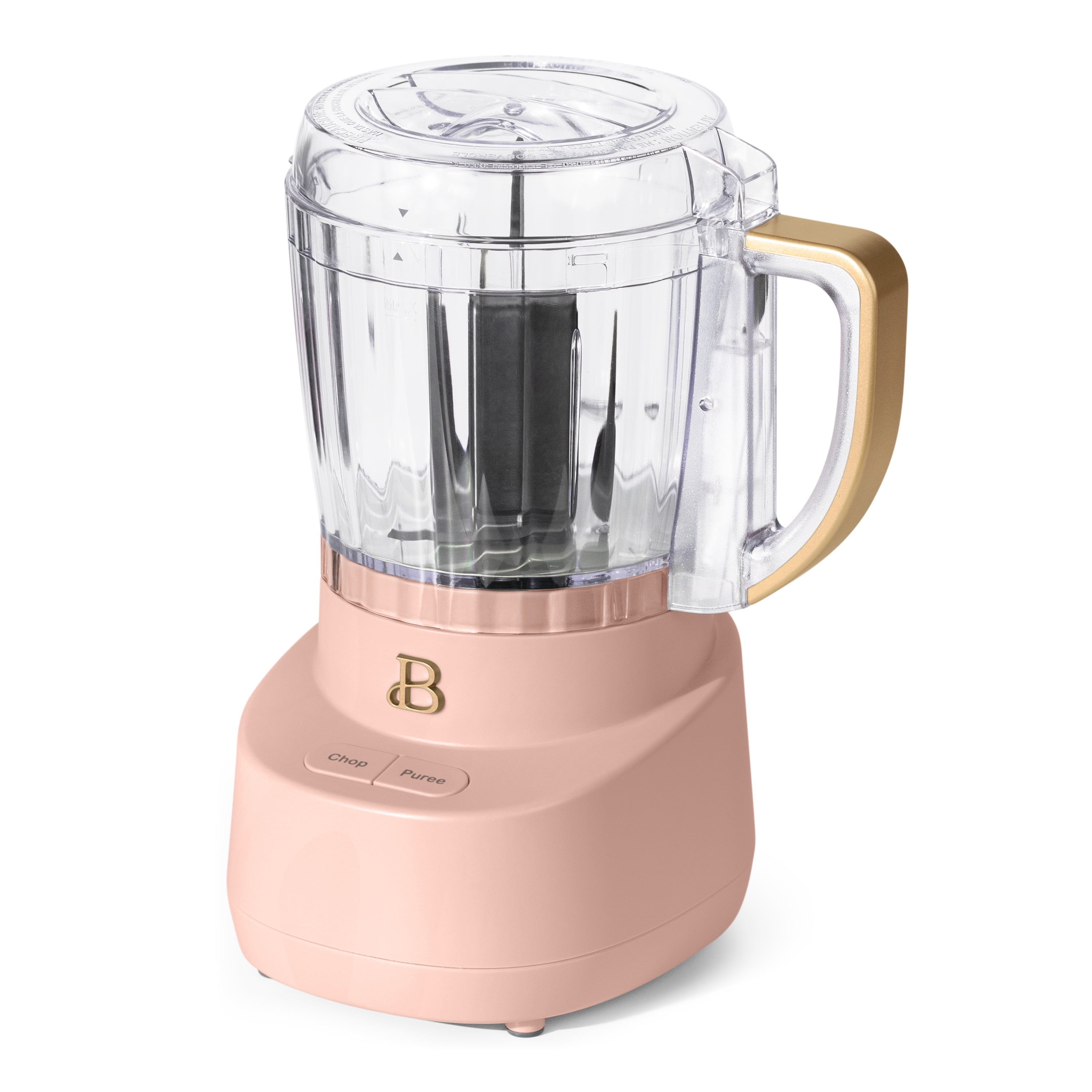 Beautiful 3-Cup Food Chopper, Rose by Drew Barrymore