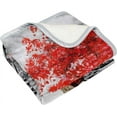 thumbnail image 3 of Velvet Plush Throw Thermal Blanket - 4x5FT - Eiffel Tower Street Printed for Couch Bed Sofa Car, 3 of 5