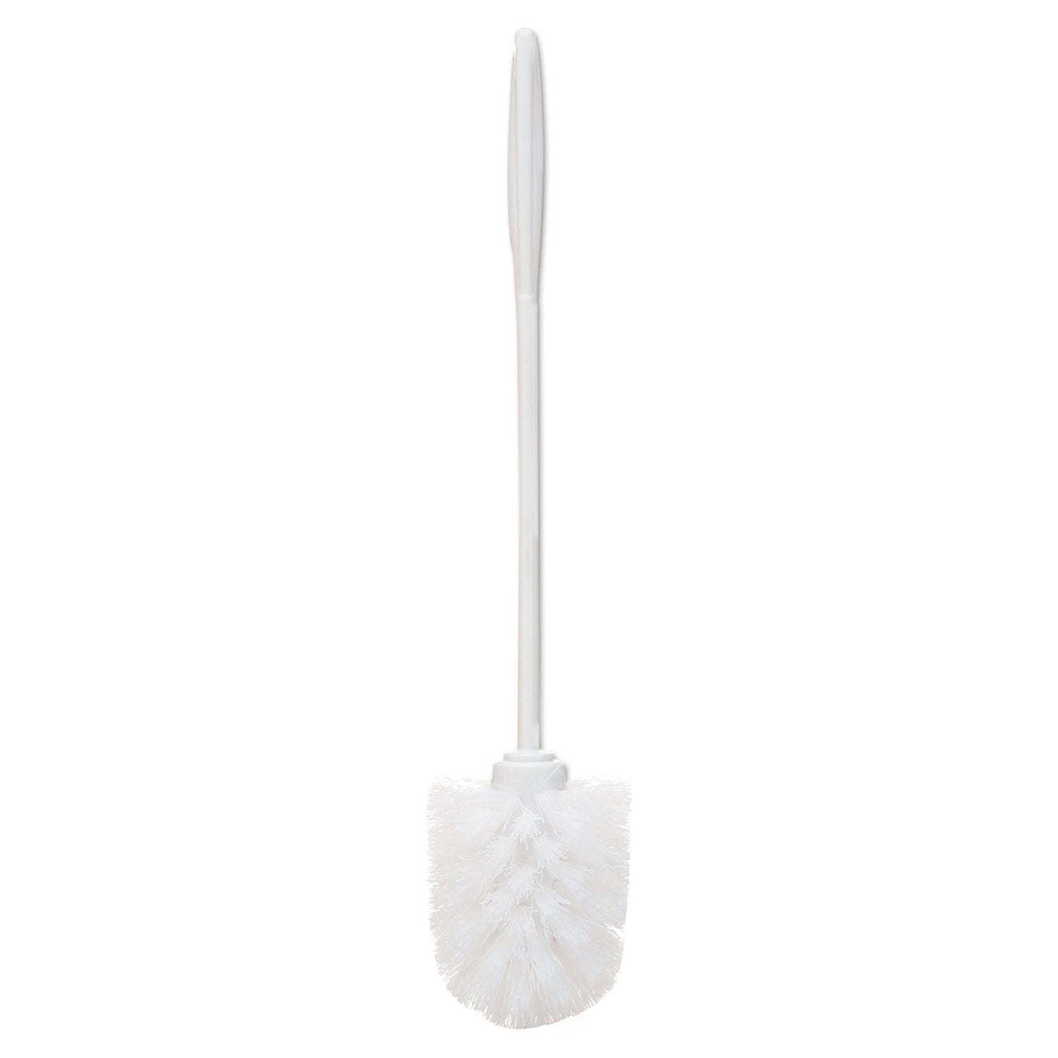 Rubbermaid Toilet Bowl Brush, 14 1/2", White, Plastic, 24/Carton