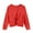 Red, variant on Nskgu Girls Sweatshirts Women's Summer Causal Long Sleeve Blouse Round Neck Crop Tops Twist Front Tee T-Shirt Pullover