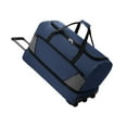 thumbnail image 3 of Bolsa de viaje con ruedas, multiusos, portátil, con múltiples compartimentos, ligera, impermeable, para traje o vestido. Azul, 3 of 9
