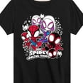 thumbnail image 3 of Marvel Spider-Man And His Amazing Friends - Spidey Friends Stickers - Toddler And Youth Short Sleeve Tee, 3 of 5