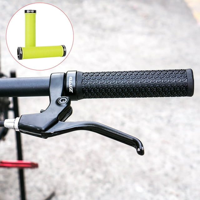 Ruiboury ZTTO 2X Handlebar Grips Improved Handling Bike Handlebars Handy Intallation Direct Changing Fool-style Operation Grip Yellow