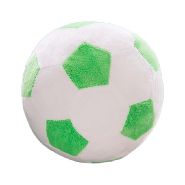 Milaget Creative Football Toy Multi-Purpose Football ball Stuffed White Green