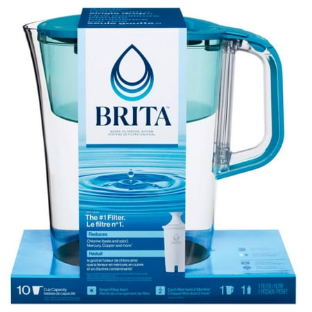 Brita Tahoe 10 cups Blue/Clear Water Filter Pitcher