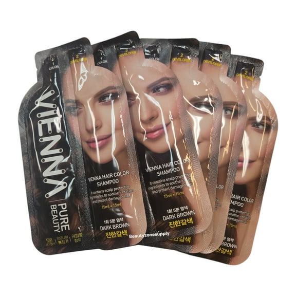 Vienna Pure Beauty Hair Dye Cover Gray Color Shampoo