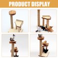thumbnail image 2 of TEHAUX Mini House Wood Cat Tree Doll House Cat Tree Model Assorted Color 1 Set, 2 of 8
