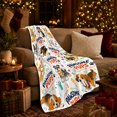 thumbnail image 3 of Playful Pawsome Pups Collage Dog Lover Quote, Playful Pet Portrait Pattern, Warm Flannel Blanket for Living Room and Reading Nook, Dog Lovers Friendship Gift, Pet Lover Home Decor, 3 of 9