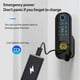 thumbnail image 5 of Lock Smart Door Sin Cablado Contraseña de Huelellas Dactilares Contraseña Desbloquear las Cerraduras de Puerta Elechtrica Wifi para Alquileres de Hogares para la Aplicación Tuya, 5 of 7