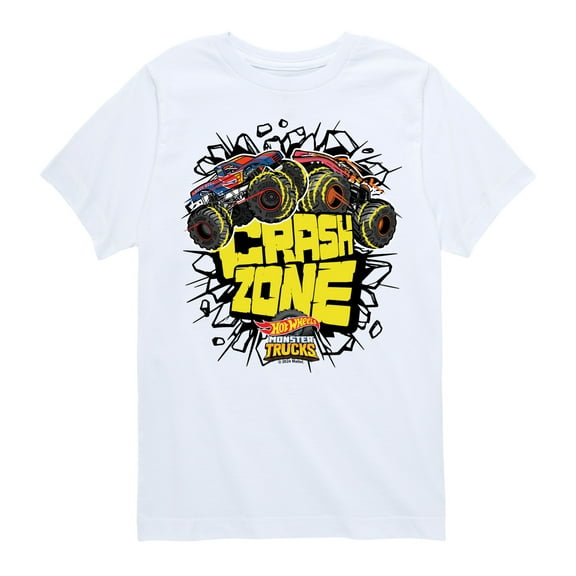 Hot Wheels - Crash Zone - Kids Toddler And Youth Short Sleeve Tee