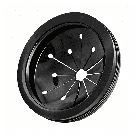 ACDANC Black 3-Inch Sink Garbage Disposal Splash Guard,Rubber Baffle Cover for Models Garbage Disposal Splash Guard