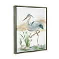 thumbnail image 3 of Stupell Industries Heron on Pond Painting Animals & Insects Painting Gray Floater Framed Art Print Wall Art, 17 x 21, 3 of 9