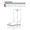 thumbnail image 4 of Protective Industrial Products Boss Footwear 16In Black Pvc Steel Toe Boot Size 6, 4 of 5