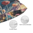 thumbnail image 3 of Rateoe Starry Sky Planet Lollipop Pattern Decorative Pillow Case,Throw Pillow Covers,Plush Pillow Cover,Soft Pillow Case,Velvet Pillow Case-14"x20", 3 of 6