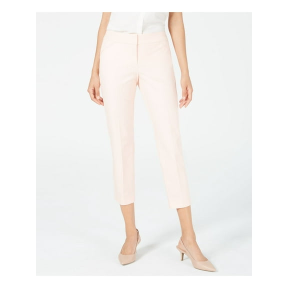 ALFANI Womens Pink Straight leg Pants Size: 6