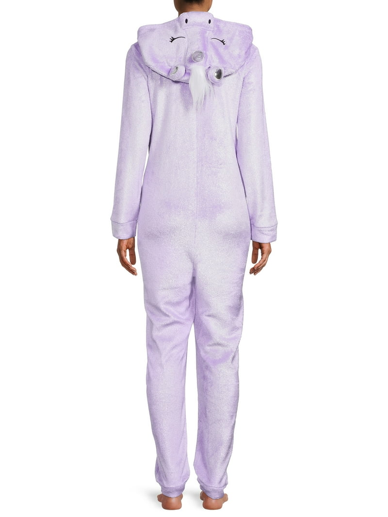 Secret Treasures Women's Unicorn Onesie Pajama Union Suit Cozy PJs